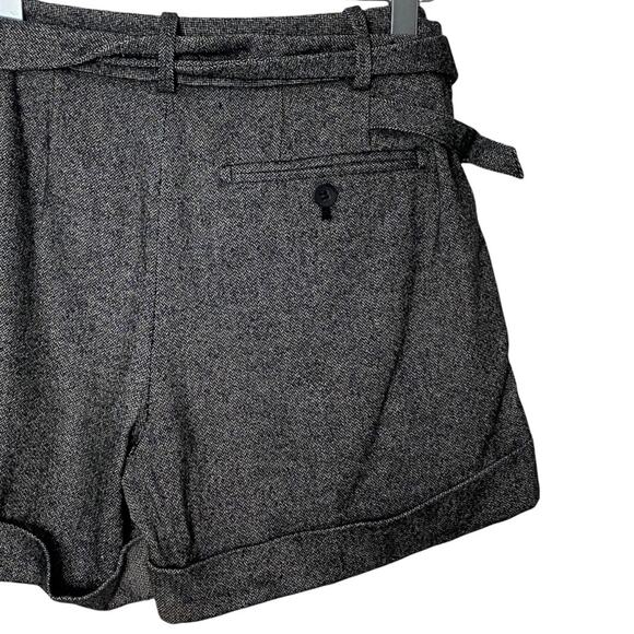 Club Monaco Gray Herringbone/Twill Weave Shorts - Picture 5 of 5